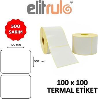 Elitrulo Barkod Etiketi 100x100 Termal - 500 Adet