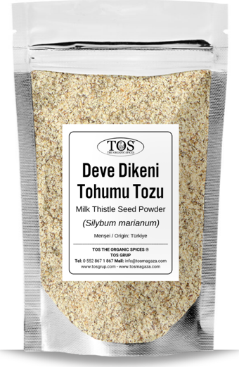 Deve Dikeni Tohumu Tozu 1 kg (1. Kalite) Silybum marianum / Ground Milk Thistle