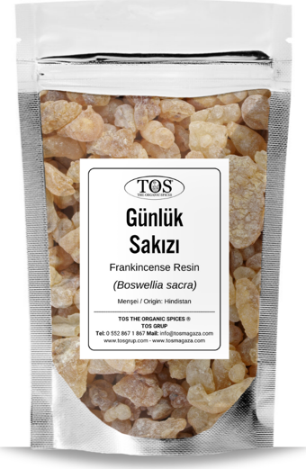 Günlük Sakızı 1 kg (1. Kalite) Boswellia sacra / Frankincense
