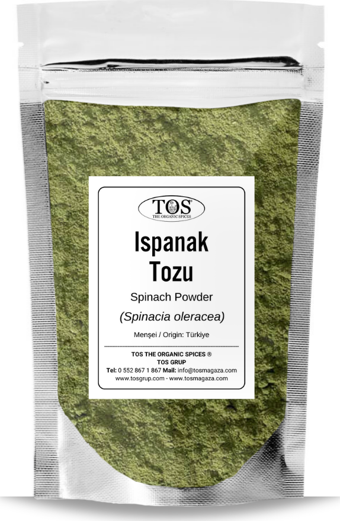 Ispanak Tozu 100 gr (1. Kalite) Spinacia oleracea / Spinach Powder