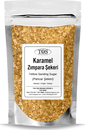 Karamel Zımpara Şekeri 250 gr Caramel Sanding Sugar