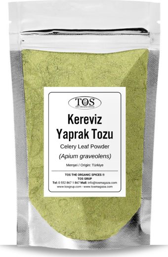 Kereviz Yaprak Tozu 250 gr (1. Kalite) Apium graveolens / Celery Leaf Powder