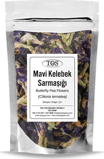 Mavi Kelebek Sarmaşığı 50 gr (1. Kalite) Clitoria ternatea / Butterfly Pea Flowers