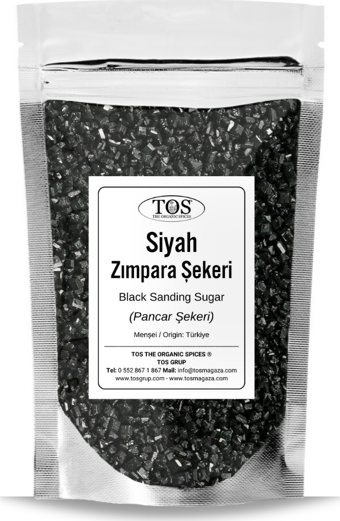 Siyah Zımpara Şekeri 250 gr Black Sanding Sugar