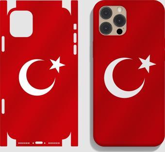Winex Mobile Realme C11 Türk Bayrağı Fullbody Arka Kaplama
