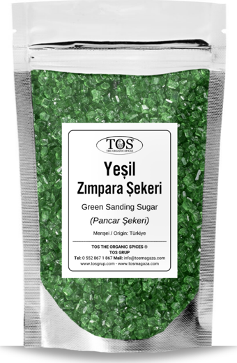 Yeşil Zımpara Şekeri 1 kg Green Sanding Sugar