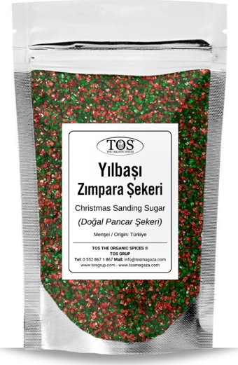 Yılbaşı Zımpara Şeker Karışımı 100 gr Christmas Sanding Sugar