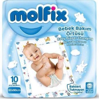 Molfix Bebek Bakım Örtüsü 60X60 Cm 10 Adet