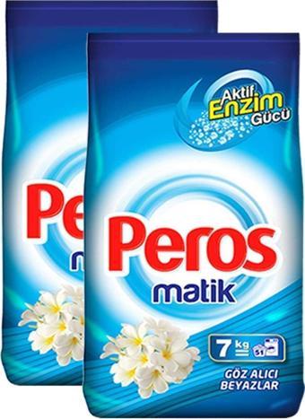 Peros Matik Göz Alıcı Beyazlar 7 Kg X 2 Adet