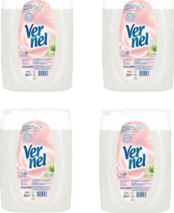 Vernel Çamaşır Yumuşatıcı Sensitive 5 Lt 4 Adet