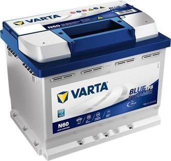 Varta N60 12V 60 Ah 640A EFB Start-Stop Blue Dynamic Akü (Üretim Yılı: 2024)