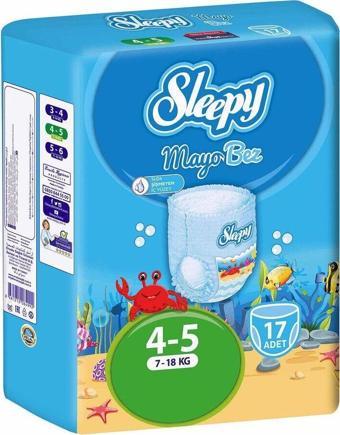 Sleepy Mayo Bez Junior 4-5 Beden 7-18 Kg 17 Adet