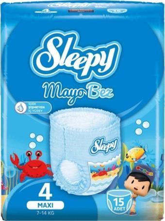 Sleepy Mayo Külot Bez No 4 (7-14 Kg) Maxi 15 Adet