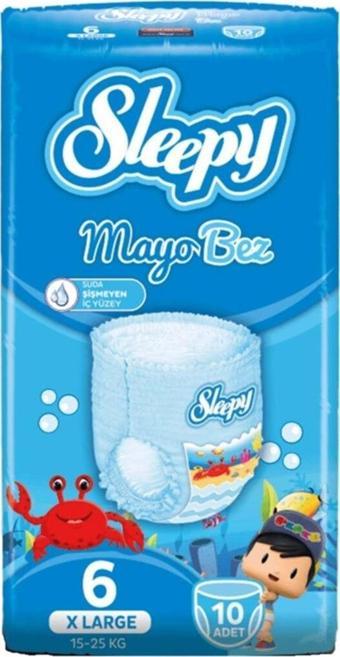 Sleepy Mayo Külot Bez No 6 (15-25 Kg) Xlarge 10 Adet