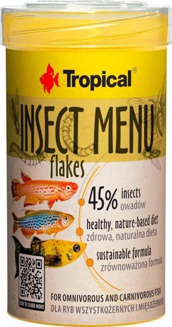 Tropical Insect Menu Flakes Akvaryum Balık Yemi 100 ml