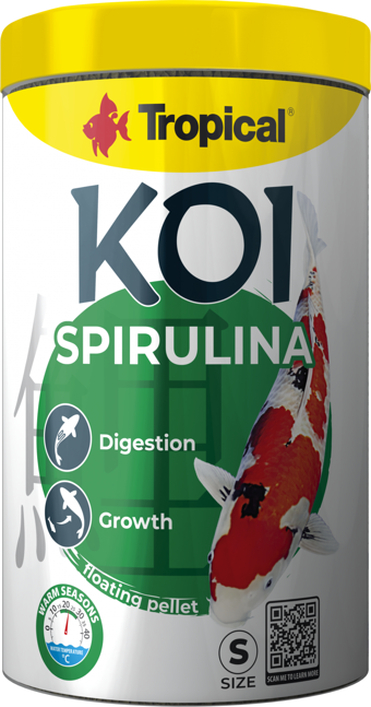 Tropical Koi Spirulina Pellet Size S 1000 ml