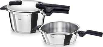 Fissler Vitaquick Glossy Düdüklü Tencere 4,5+2,5 Litre