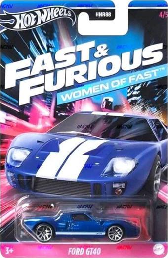 Hot Wheels Fast Furious Ford GT40 Temalı Arabalar HNR88-HRW39