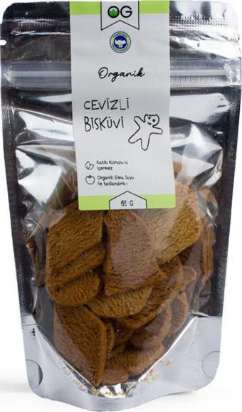 Organik Cevizli Bisküvi 65 GR