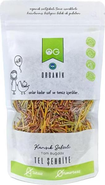 OG Natural Organik Karışık Sebzeli Tam Buğday Tel Şehriye 180 GR +7 Ay