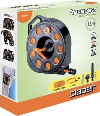 Claber Hortum Makarası Set Aquapass 8974