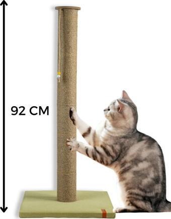 Pugalo 90 cm Büyük Kedi Tırmalam Tahtası Catnipli Uzun Tırmalama Tahtası