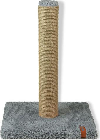 Pugalo Tırmalama Ekonomik Tırmalama Tahtası 42 cm Peluş Tırmalama Tahtası Gri