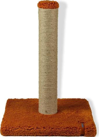 Pugalo Tırmalama Ekonomik Tırmalama Tahtası 42 cm Peluş Tırmalama Tahtası Turuncu