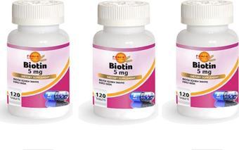 Force Nutrition Biotin 5 mg 120 Tablet 3 Kutu