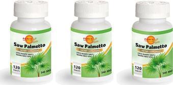 Force Nutrition Saw Palmetto 120 Tablet ( Cüce Palmiye ) 3 Kutu