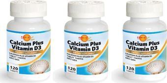 Force Nutrition Calcium Plus Vitamin D3 120 Tablet | 3 Kutu