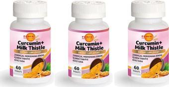 Force Nutrition Curcumin + Milk Thistle 60 Tablet 3 Kutu