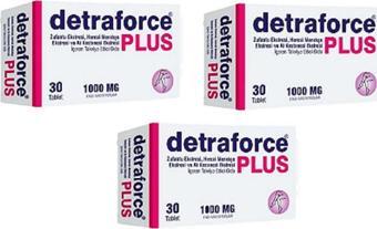 Force Nutrition Detraforce Plus 30 Tablet | 3 Adet 