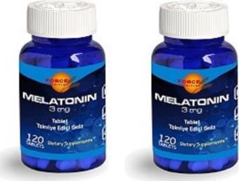 Force Nutrition Melatonin 3 Mg 120 Tablet | 2 Adet