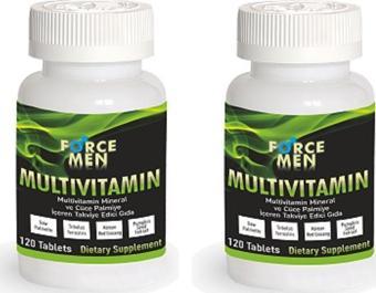 Force Nutrition Multivitamin Men 120 Tablet 2 Kutu ( Kırmızı Kore Ginsengi )