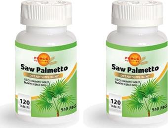 Force Nutrition Saw Palmetto 120 Tablet ( Cüce Palmiye ) 2 Kutu