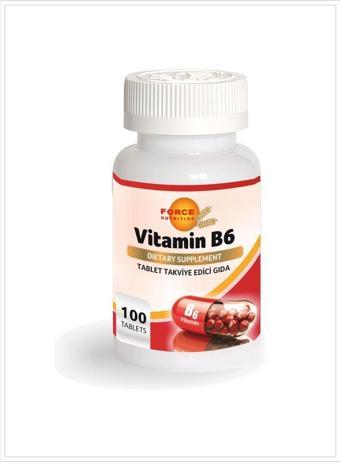 Force Nutrition Vitamin B6 100 Tablet 