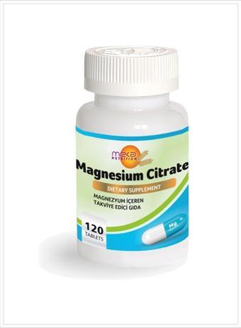 Meka Nutrition Magnezyum Sitrat ( Magnesium Citrate ) 120 Tablet