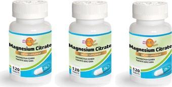 Meka Nutrition Magnezyum Sitrat ( Magnesium Citrate ) 120 Tablet 3 Kutu