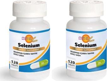 Meka Nutrition Selenyum 200 mcg 120 Tablet 2 kutu