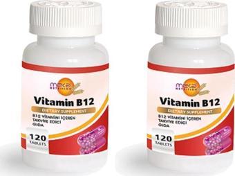 Meka Nutrition Vitamin B-12 1000 Mcg 120 Tablet 2 kutu