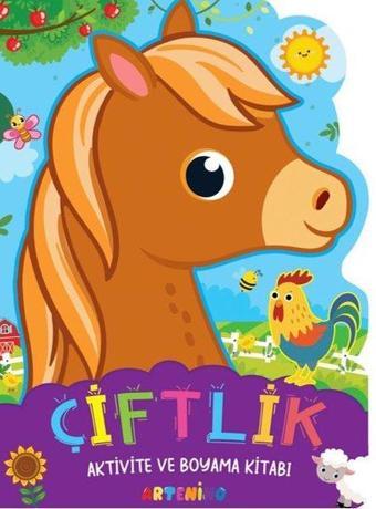 Çiftlik - Aktivite ve Boyama Kitabı - Kolektif  - Artenino Yayıncılık