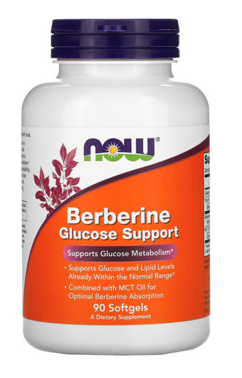 NOW Foods, Berberine Glucose Support, 90 SoftGel .3748