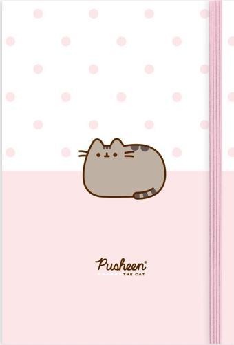 Pusheen A5 Çizgili Sert Kapak Ciltli Defter No: 1 80 Yp.