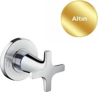 Hansgrohe Logis Classic Ankastre Stop Valf  Sıva Üstü Altın 71976990