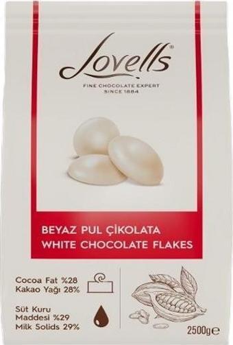 LOVELLS BEYAZ PUL ÇİKOLATA (2,5KG)