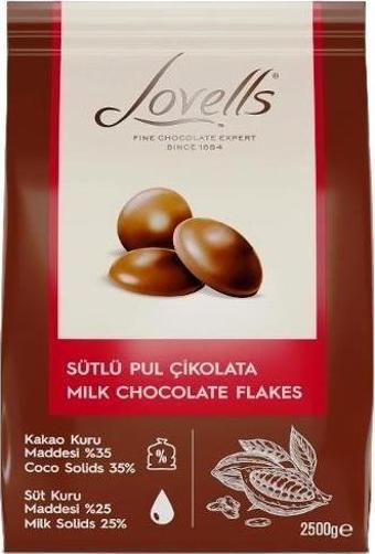 LOVELLS SÜTLÜ PUL ÇİKOLATA (2,5KG)