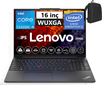 Lenovo Thinkpad E16 Gen1 Intel CoreI5-13420H 16GB 512GB SSD 16" FHD+IPS Fredos TP21JN00JUTX06