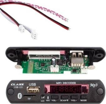 Class Usb-123 Araç Aux Bluetooth Çevirici Kit 12v Mikrofon Ve Konuşma Özellikli Yeni Ürün Garantili