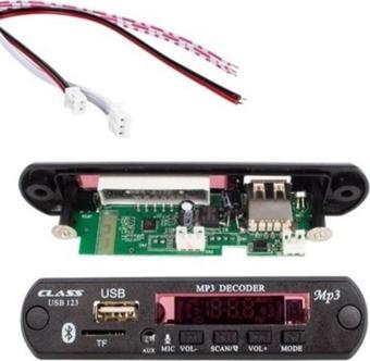 Oto Teyp Çevirici Bord Bluetooth Usb/aux/sd/uk Tak Kullan 12v Telefon Alma Özellikli 